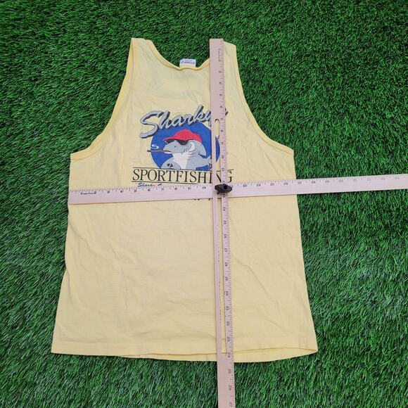 Vintage 80s Shark Tank-Top Small 17x24 Crazy-Shirts Kauai - Picture 6 of 16